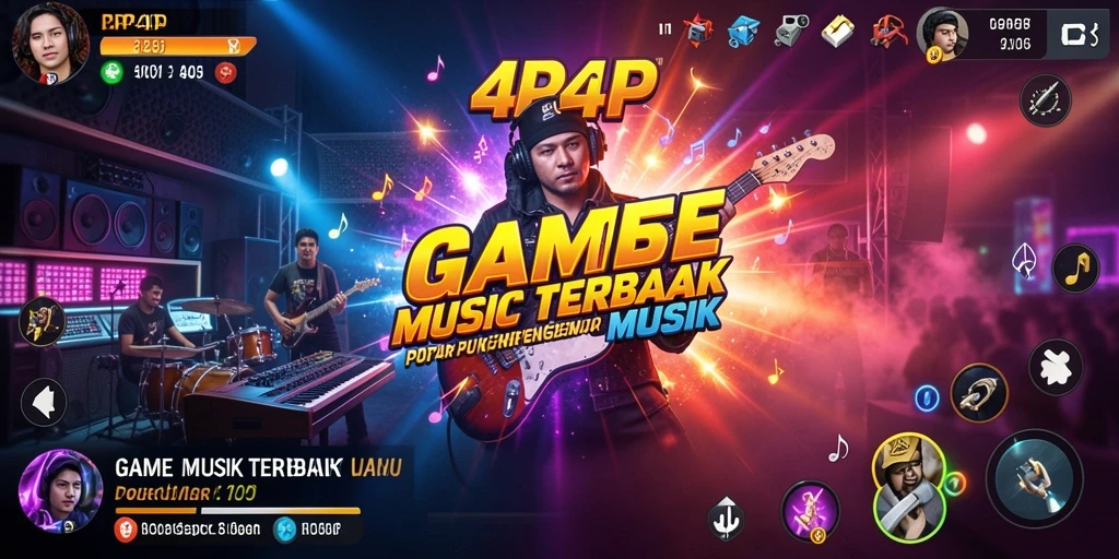 Tampilan gameplay 4P4P yang seru dan interaktif.