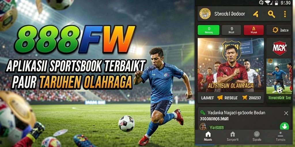 Tampilan antarmuka 888FW saat melakukan taruhan olahraga.