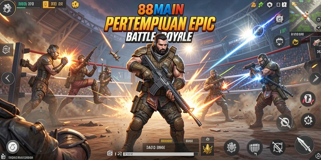 Gameplay Battle Royale menegangkan di 88MAIN dengan aksi yang seru.