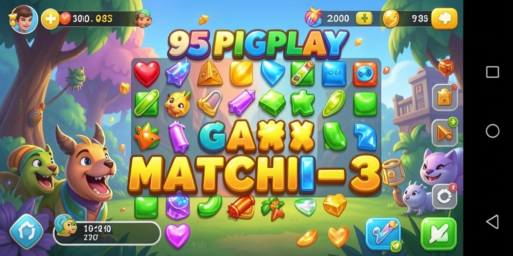 Tampilan gameplay seru di 95PGPLAY dengan grafis cerah