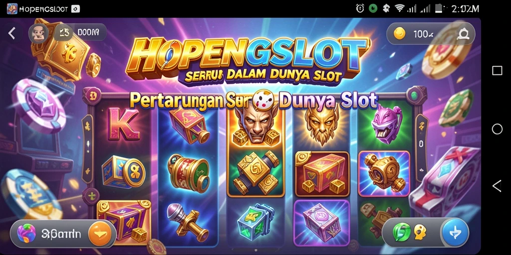 Gameplay HOPENGSLOT yang mendebarkan dengan pertarungan yang seru.