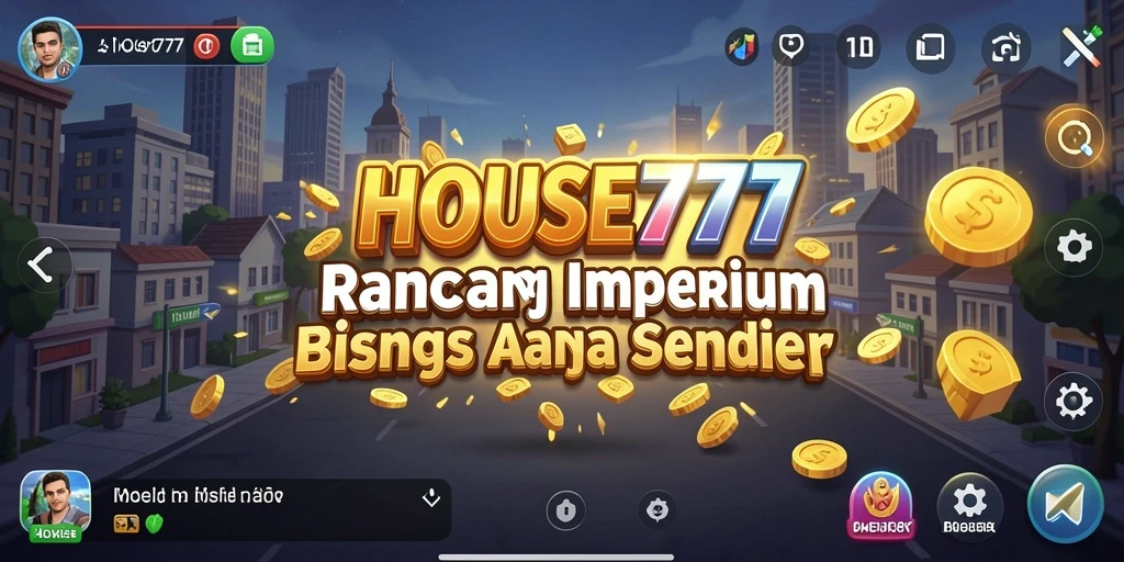 Tampilan gameplay yang menampilkan strategi pengelolaan bisnis.