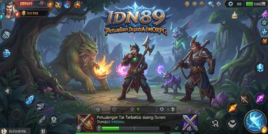Tampilan gameplay menakjubkan dari IDN89 yang mengajak pemain berpetualang.