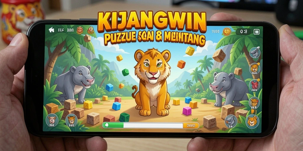 Tampilan gameplay KIJANGWIN yang menantang dan menarik.