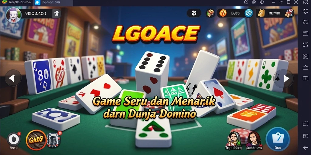 Menampilkan gameplay seru dan interaktif dari LGOACE.