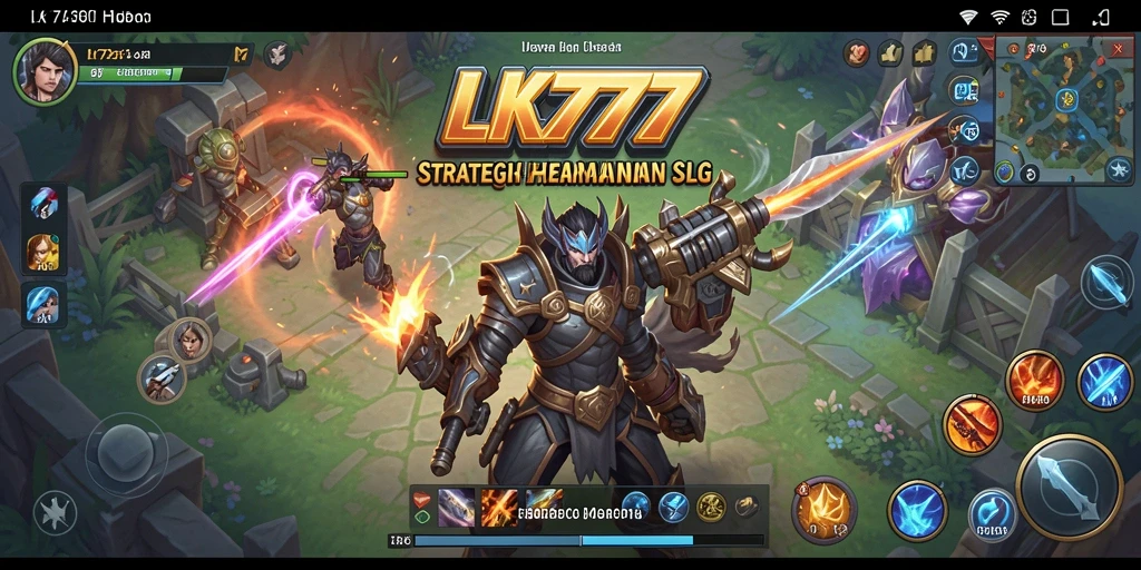 Tangkapan layar menunjukkan strategi dalam gameplay LK777.