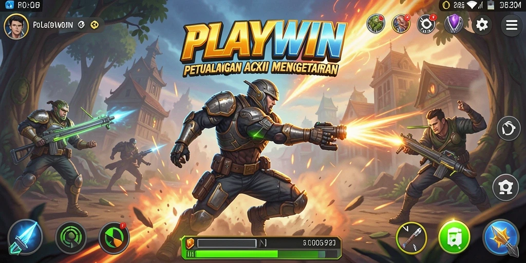 Menampilkan aksi seru dan grafis memukau dalam gameplay.