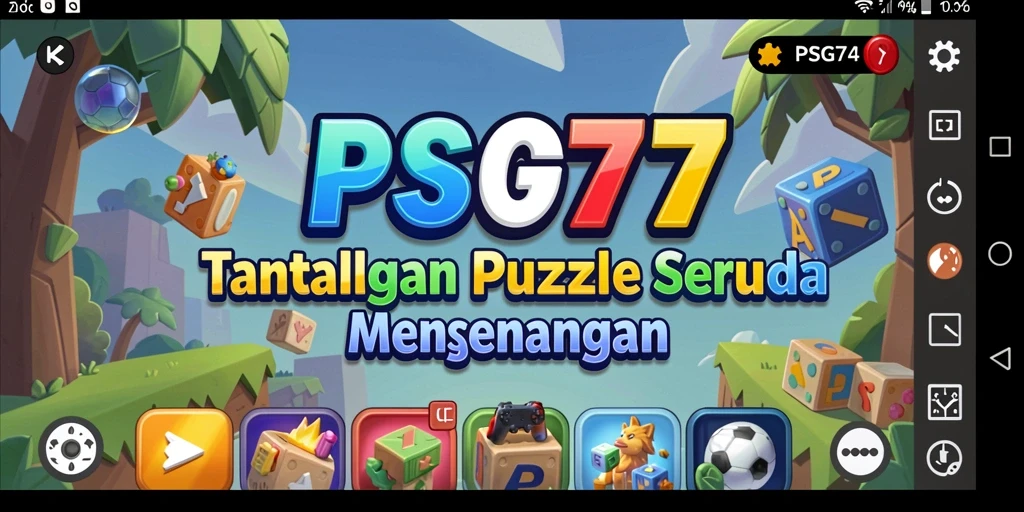 Gameplay seru PSG77 dengan berbagai tantangan Puzzle.