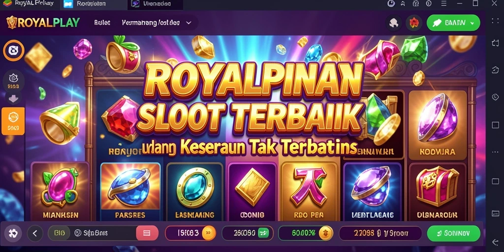Tampilan menarik dari gameplay Slot di ROYALPLAY.