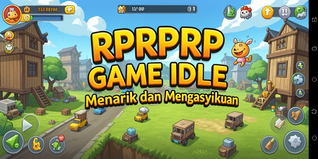 Tampilan gameplay RPRPRP yang menunjukkan pengelolaan sumber daya yang mengasyikkan.