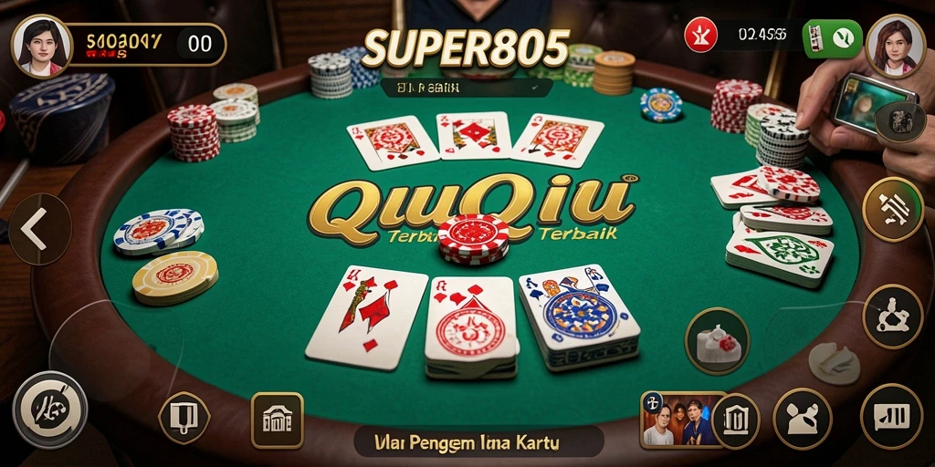 Tampilan gameplay QiuQiu yang mengasyikkan di SUPER805.